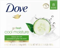 Dove Go Fresh Cucumber & Green Tea Scent Beauty Bar 8 ea