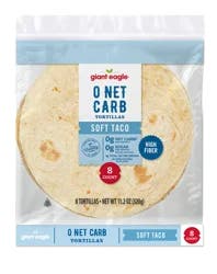 Giant Eagle Zero Carb Tortillas