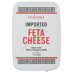 Atalanta 100% Sheep's Milk Imported Feta Cheese 7 oz
