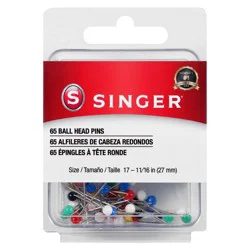 Singer Ball Head Pins