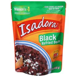 Isadora Black Refried Beans - 15.2 oz