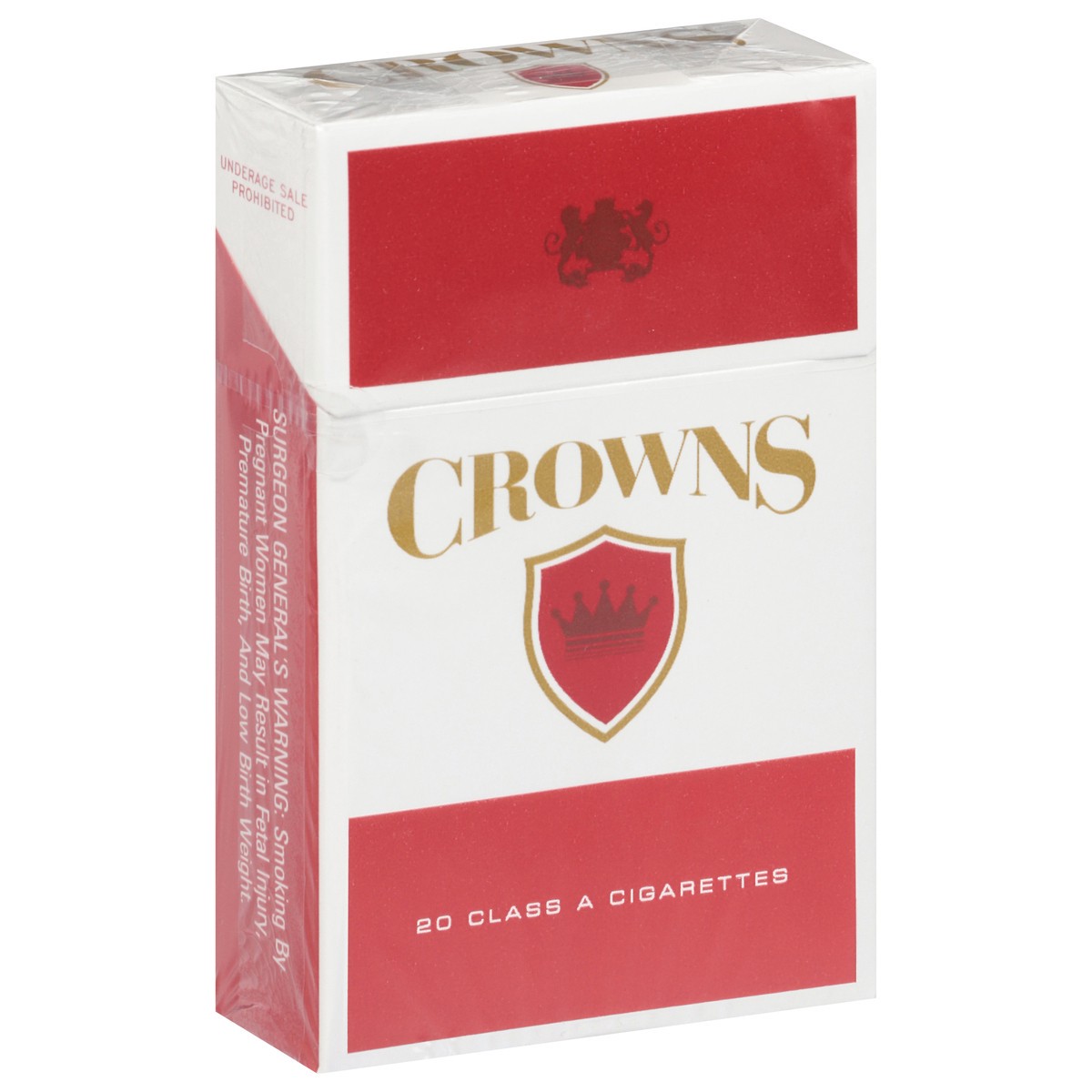 slide 11 of 12, Crowns Cigarettes 20 ea, 