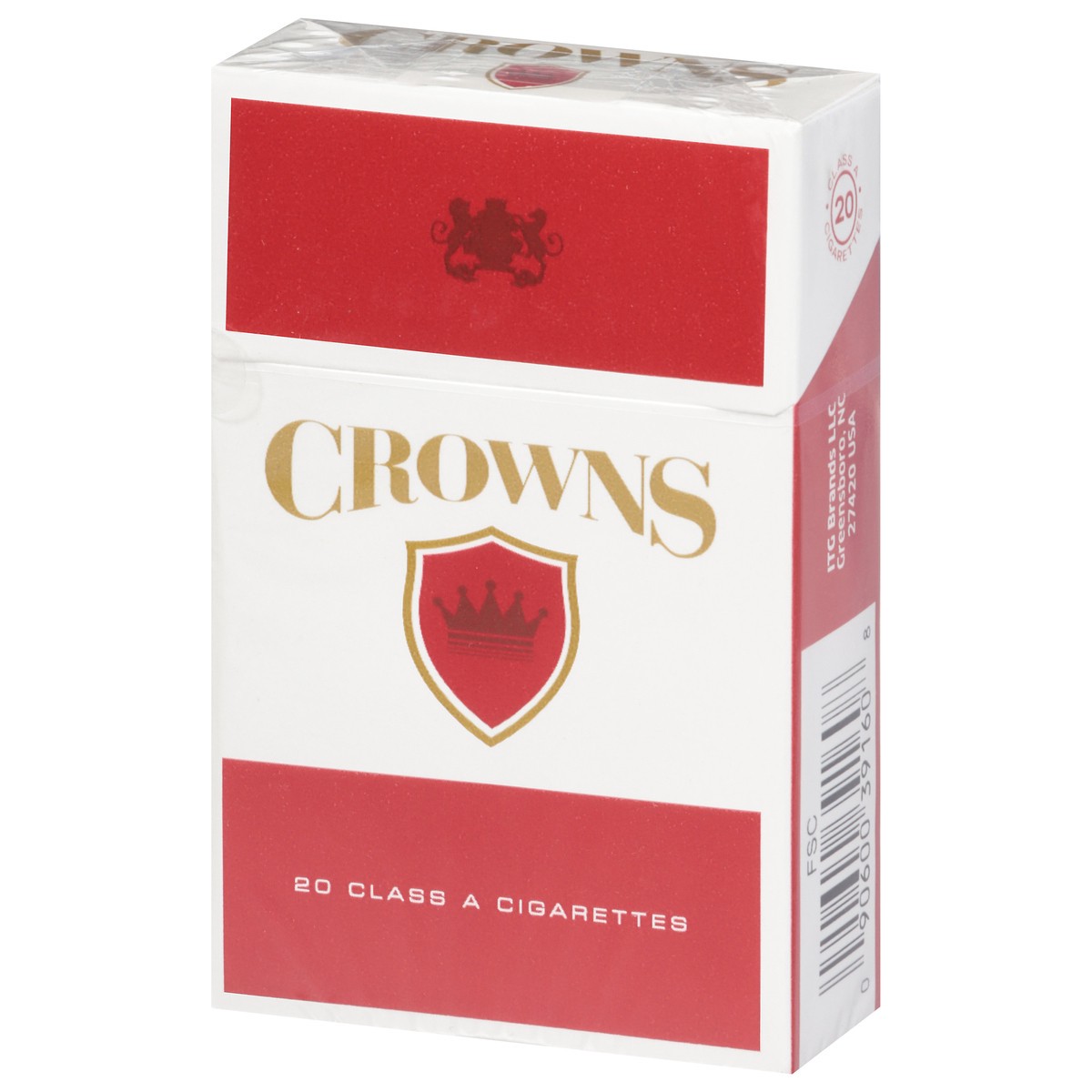 slide 2 of 12, Crowns Cigarettes 20 ea, 