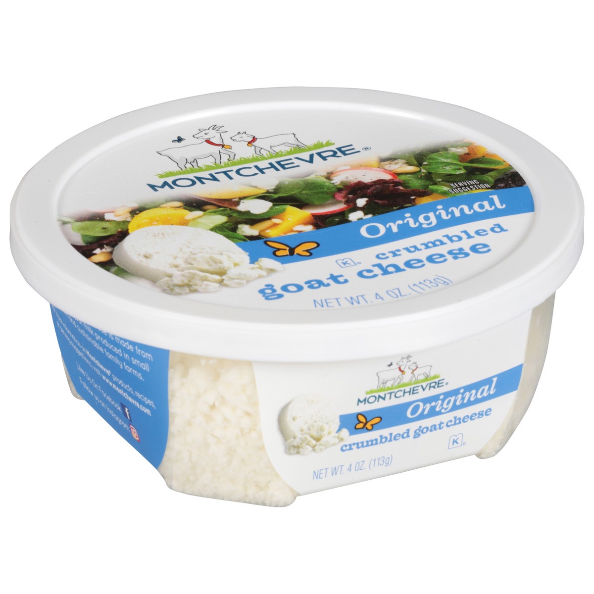 slide 5 of 9, Montchevre Crumbles Plain Goat Cheese 4 oz, 4 oz