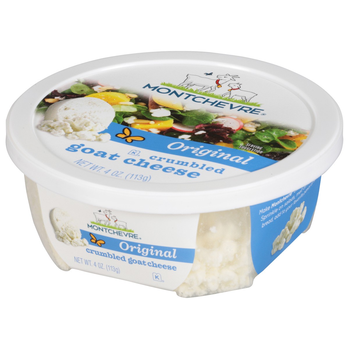 slide 3 of 9, Montchevre Crumbles Plain Goat Cheese 4 oz, 4 oz