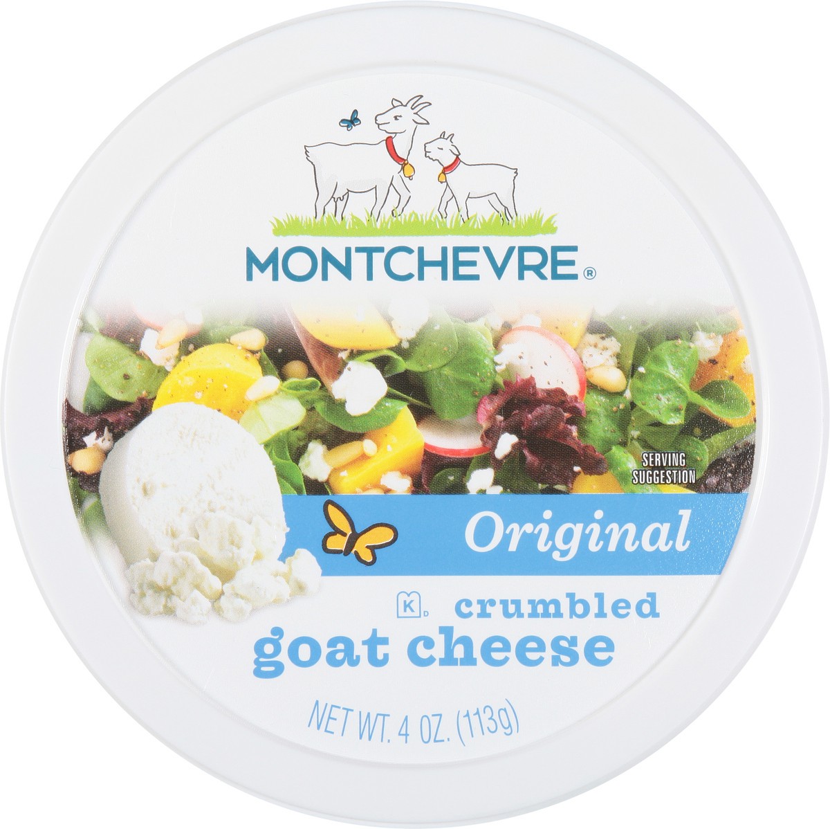 slide 8 of 9, Montchevre Crumbles Plain Goat Cheese 4 oz, 4 oz