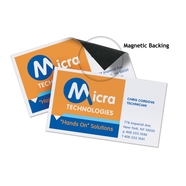 slide 2 of 6, Avery Magnetic Business Cards, Inkjet Compatible, White, Matte Finish, 10 Cards Per Sheet, Pack Of 3 Sheets, 3 ct