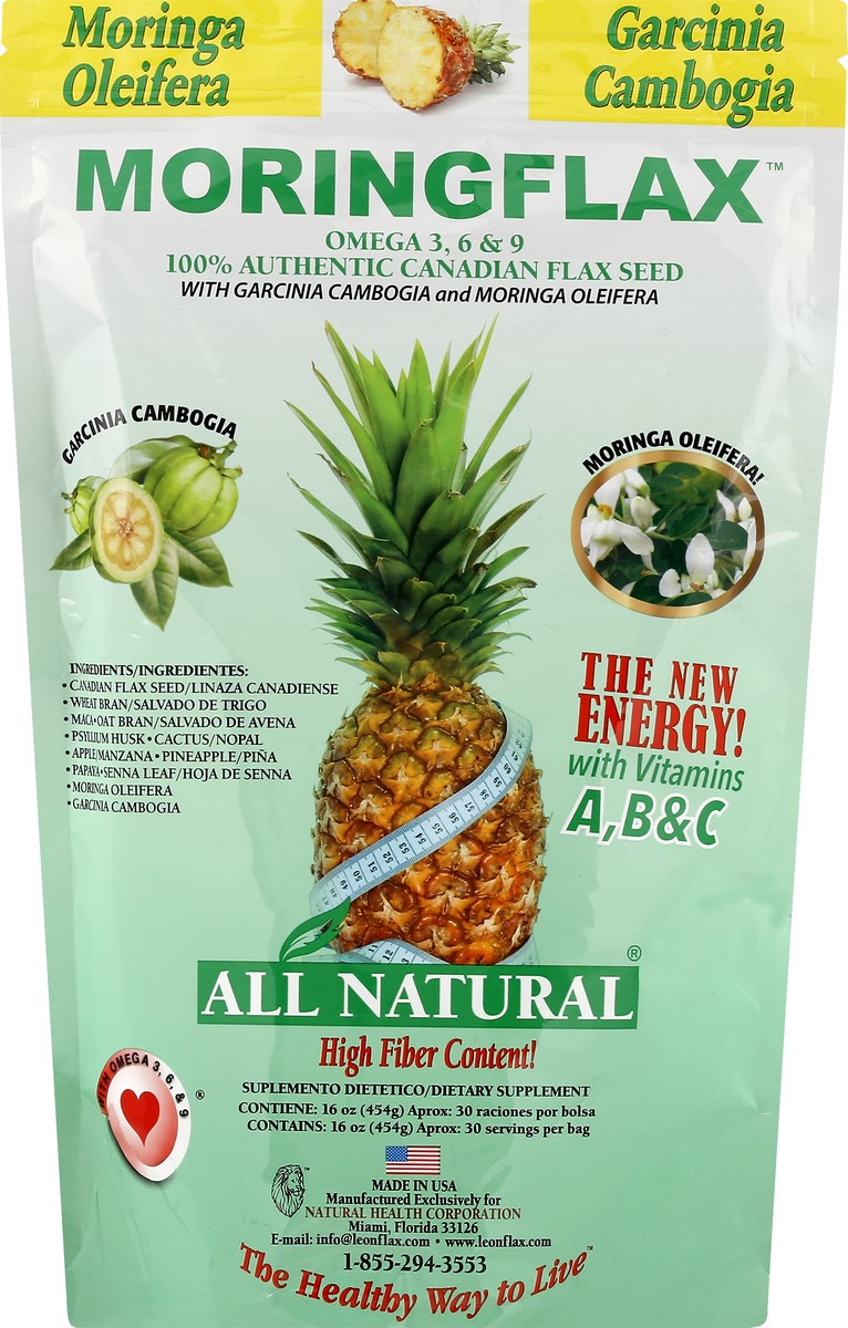 slide 4 of 12, Moringflax 100% Authentic Flax Seed- 16 oz, 16 oz