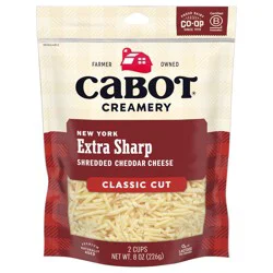 8Oz Ny Extra Sharp White Cheddar Shred