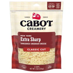 8Oz Ny Extra Sharp White Cheddar Shred