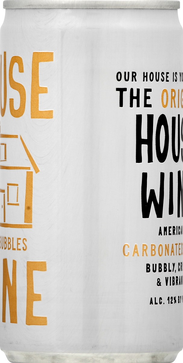 slide 6 of 10, House Wine American Brut Bubbles Carbonated Wine 187 ml, 187 ml