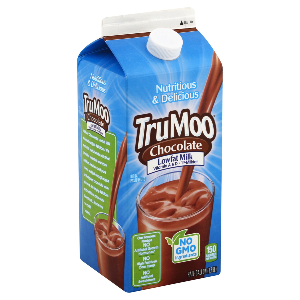 slide 7 of 7, TruMoo 1% Chocolate Milk - Half Gallon, 1/2 gal