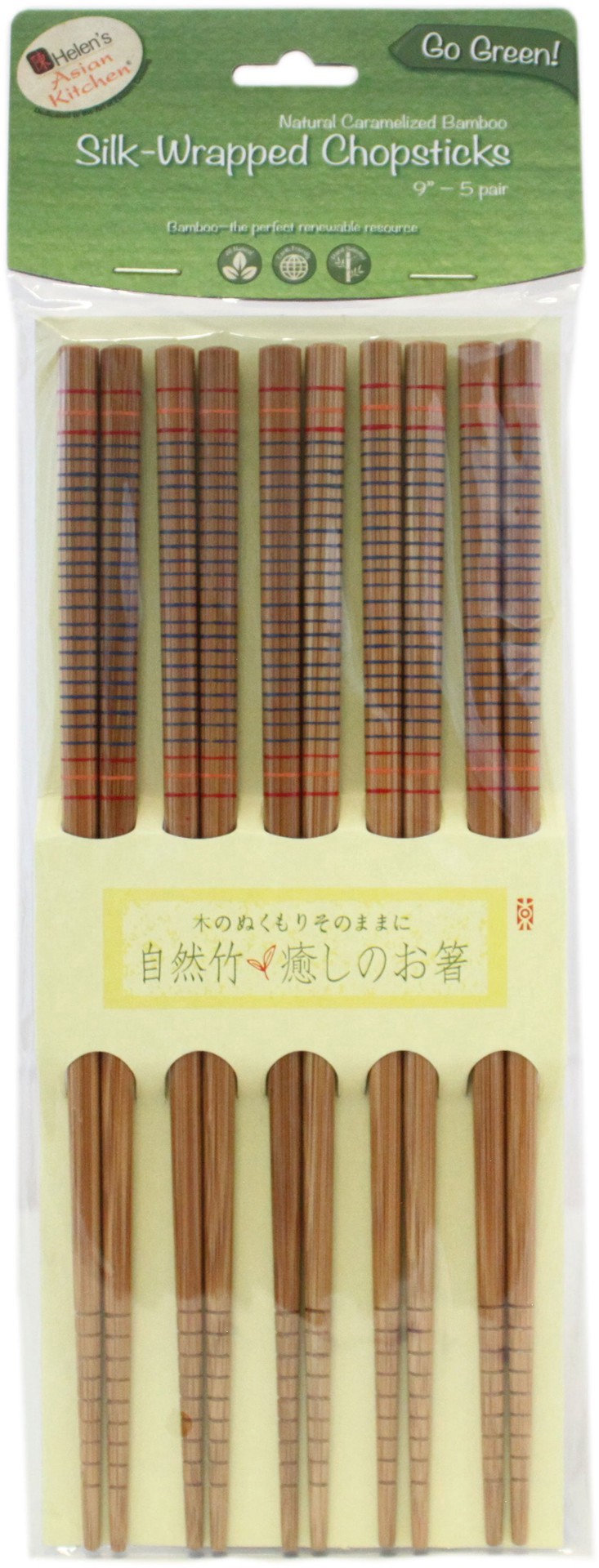 slide 1 of 1, Harold Import Co. Chopsticks Silk Wrapped, 5 ct