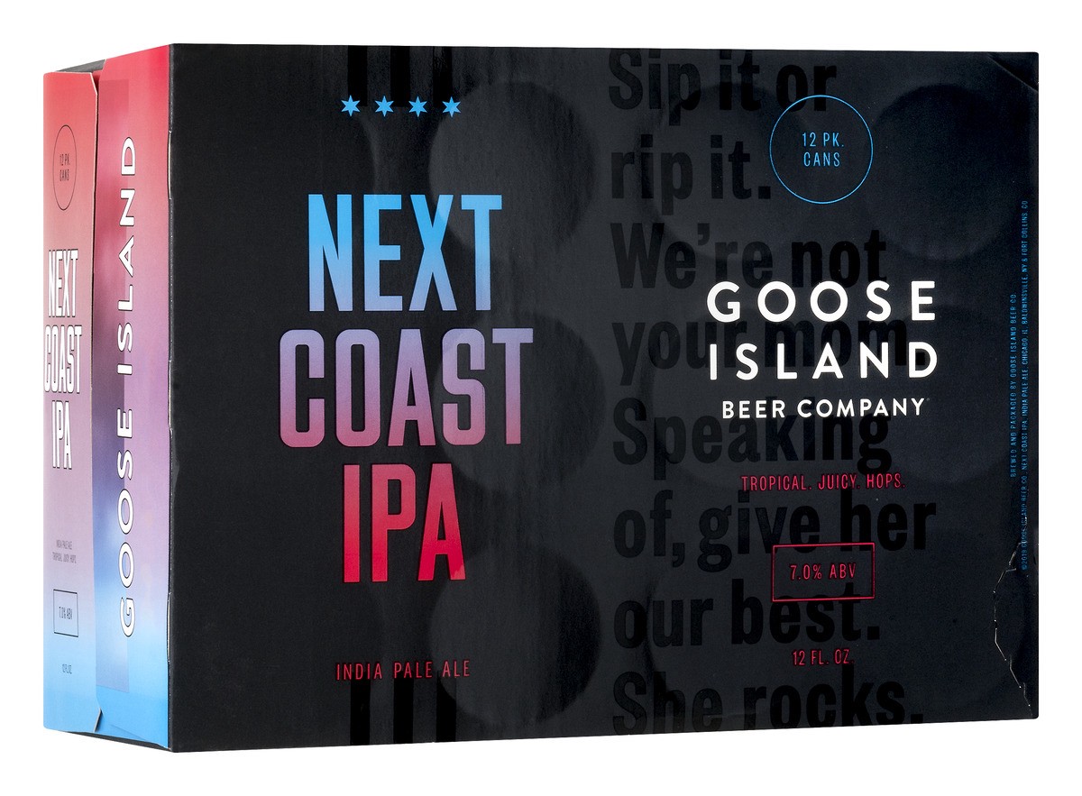 slide 8 of 9, Goose Island Beer Co. Goose Island Next Coast IPA, 12 Pack 12 fl. oz. Cans, 12 ct