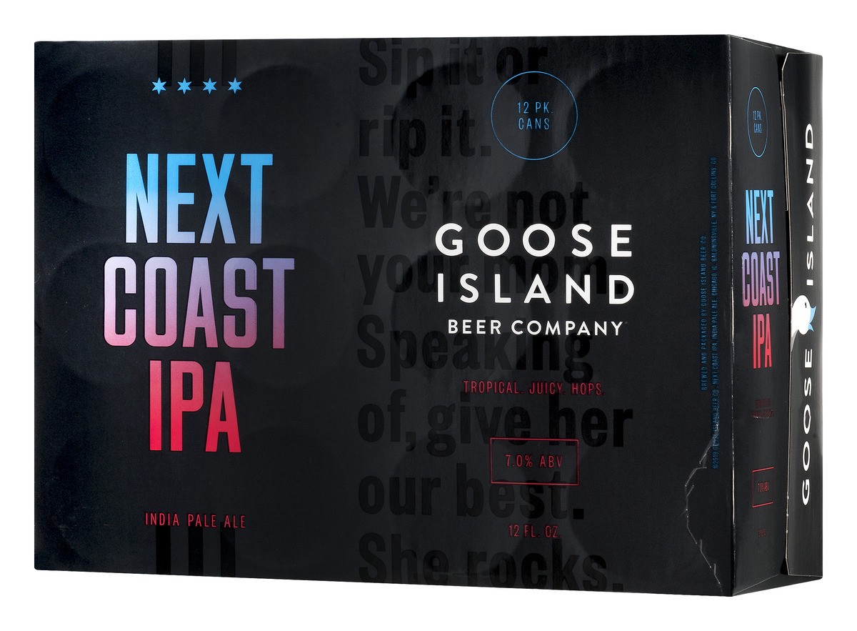 slide 9 of 9, Goose Island Beer Co. Goose Island Next Coast IPA, 12 Pack 12 fl. oz. Cans, 12 ct