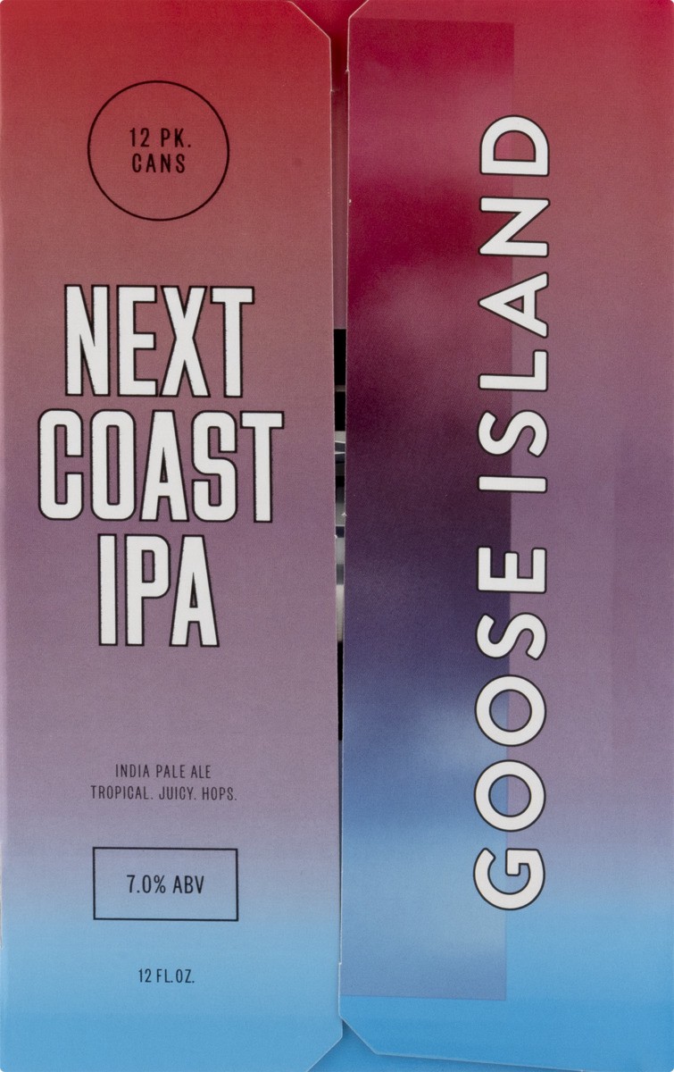 slide 3 of 9, Goose Island Beer Co. Goose Island Next Coast IPA, 12 Pack 12 fl. oz. Cans, 12 ct