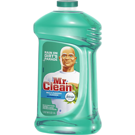 slide 13 of 13, Mr. Clean Febreze Meadows & Rain Scent Multi-Purpose Cleaner, 40 oz