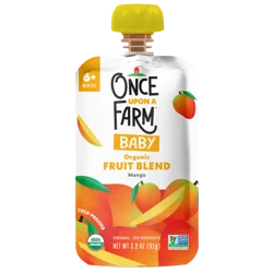 Once Upon a Farm Baby Organic Mango Fruit Blend Pouch