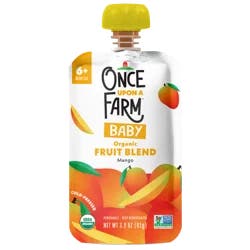 Once Upon a Farm Baby Organic Mango Fruit Blend Pouch