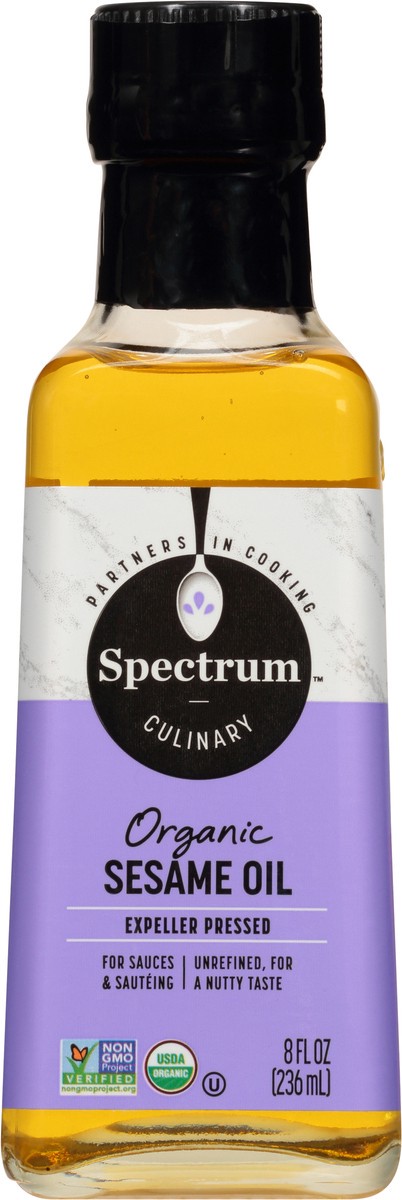 slide 7 of 12, Spectrum Naturals Sesame Oil Unrefined, 8 oz