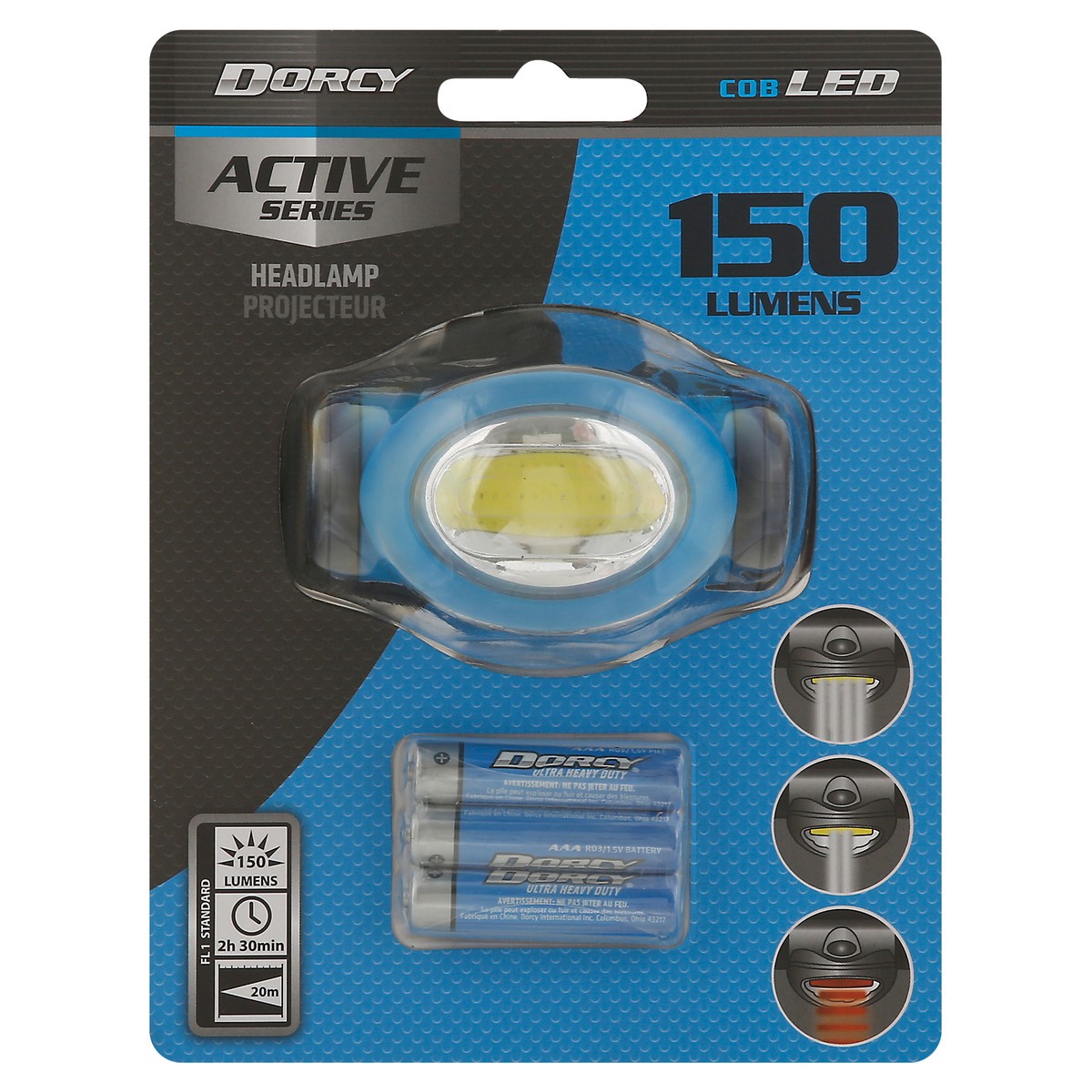 slide 1 of 9, Dorcy 17-Lumen Led Headlight, 1 ct