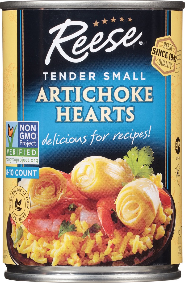 slide 8 of 9, Reese Tender Artichoke Hearts Small 14 oz, 14 oz