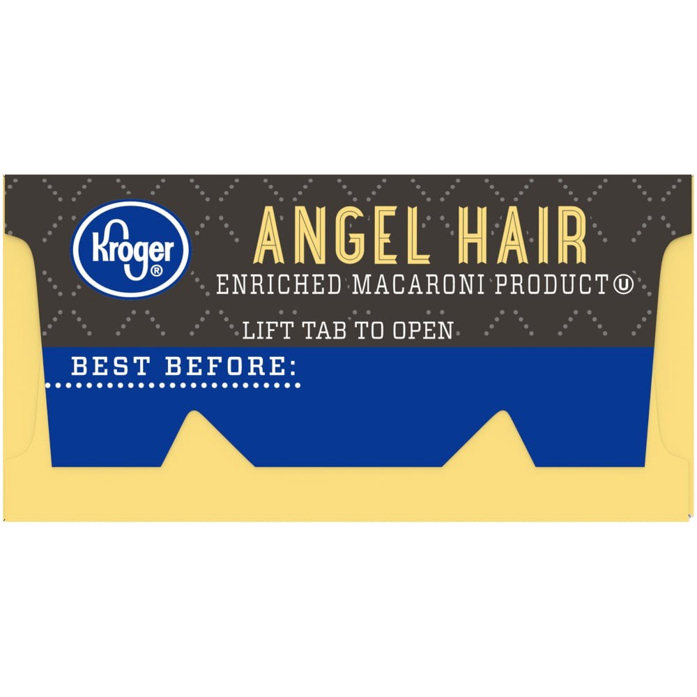 slide 4 of 6, Kroger Angel Hair Pasta Box, 16 oz