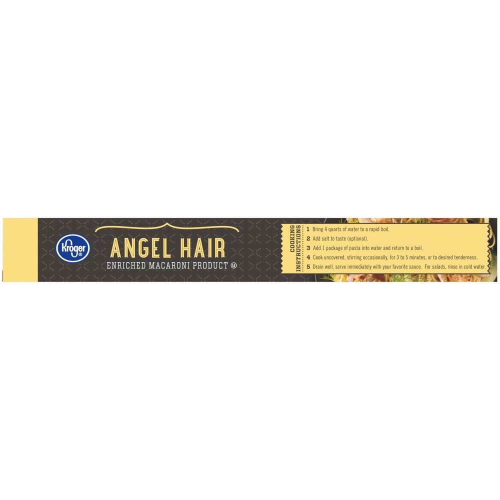 slide 5 of 6, Kroger Angel Hair Pasta Box, 16 oz