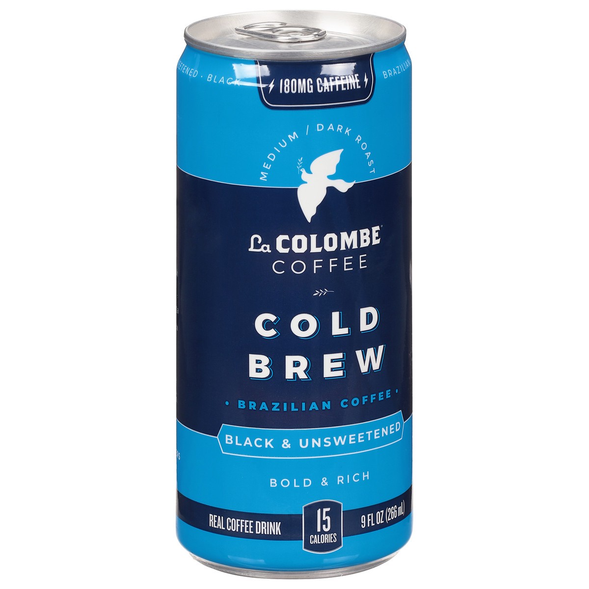 slide 6 of 9, La Colombe Cold Brew Brazilian Soda, 0% ABV, 1, 9-oz beer cans, 9 fl oz