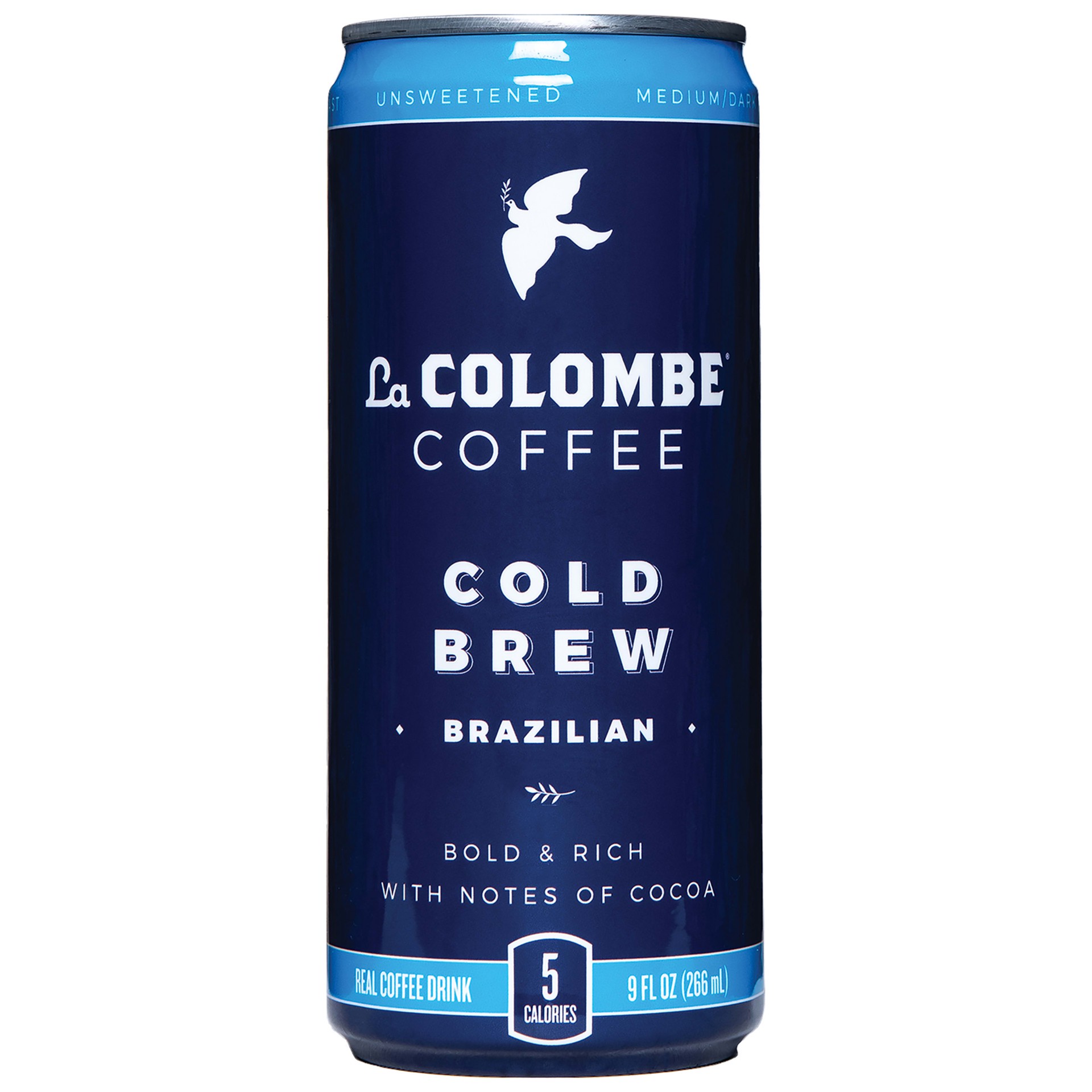 slide 1 of 9, La Colombe Cold Brew Brazilian Soda, 0% ABV, 1, 9-oz beer cans, 9 fl oz
