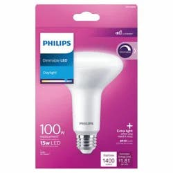 Philips 15-Watt (100-Watt) Br30 Indoor Led Flood Light Bulbs