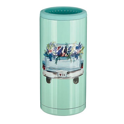 slide 1 of 1, Haven & Key Mint Truck Bluebonnet Insulated Slim Can Cooler, 1 ct