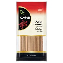 KA-ME Low Fat Soba Japanese Buckwheat Noodles 8.0 oz