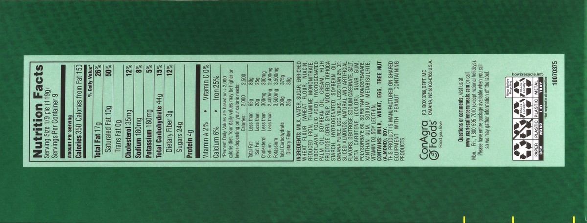 slide 3 of 4, Marie Callender's Pie 38 oz, 38 oz