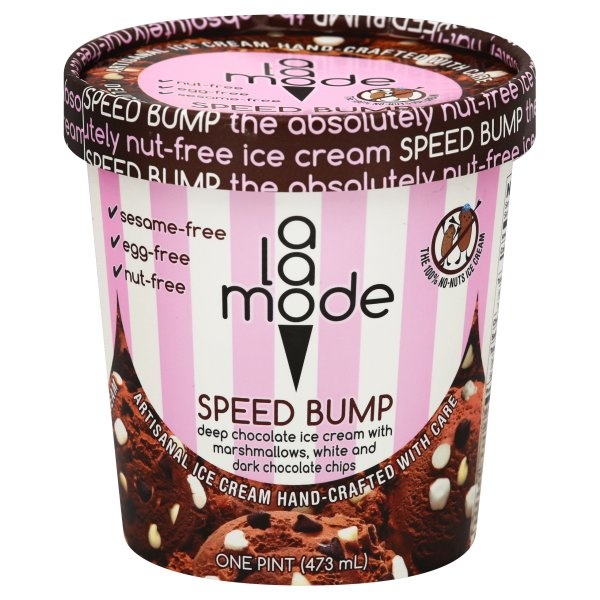 slide 1 of 1, A La Mode Speed Bump Ice Cream Pint, 16 fl oz