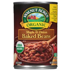 Walnut Acres Organic Maple & Onion Baked Beans 15 oz Can