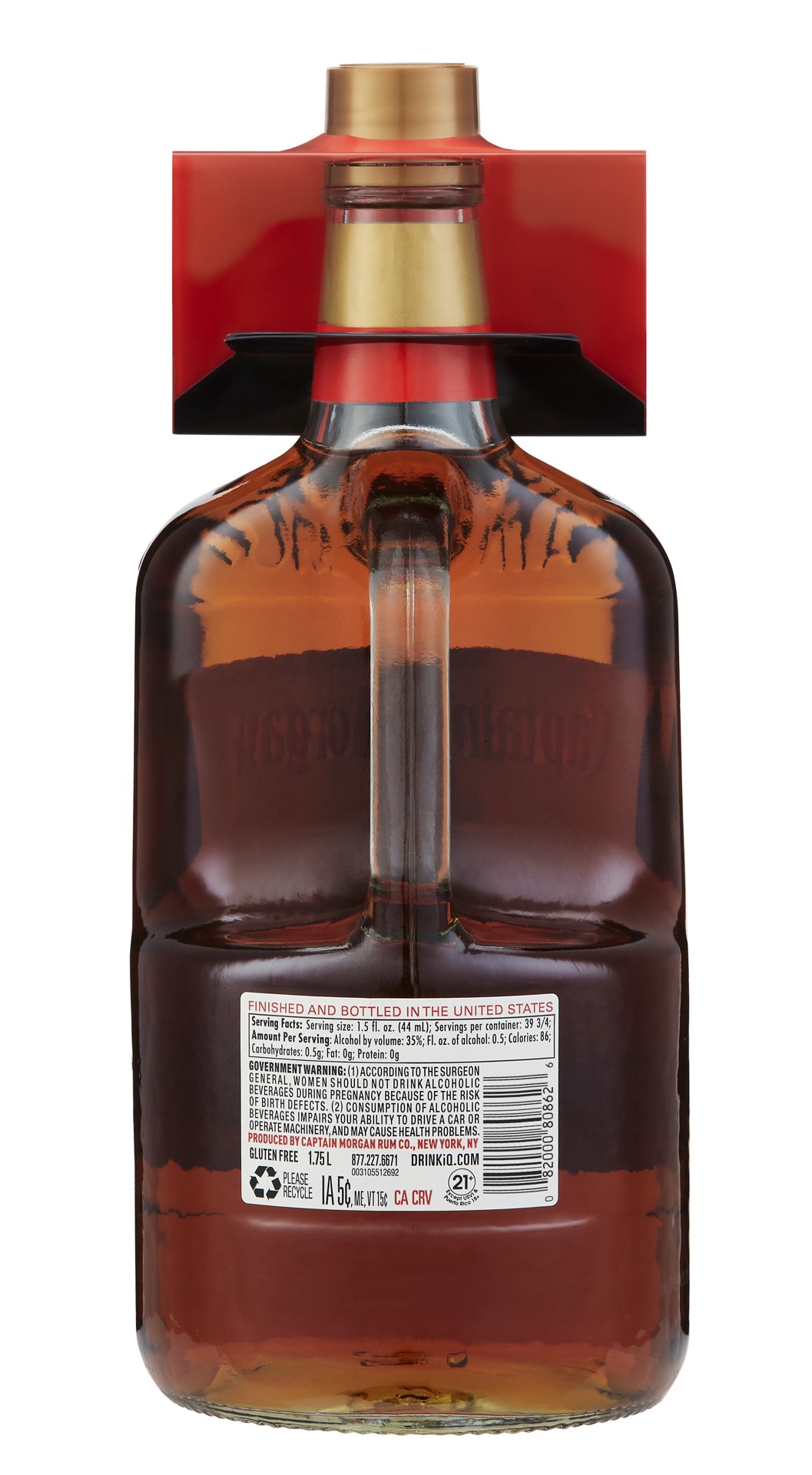 slide 5 of 7, Capt Morgan Vap 2 50 Ml, 1.75 liter