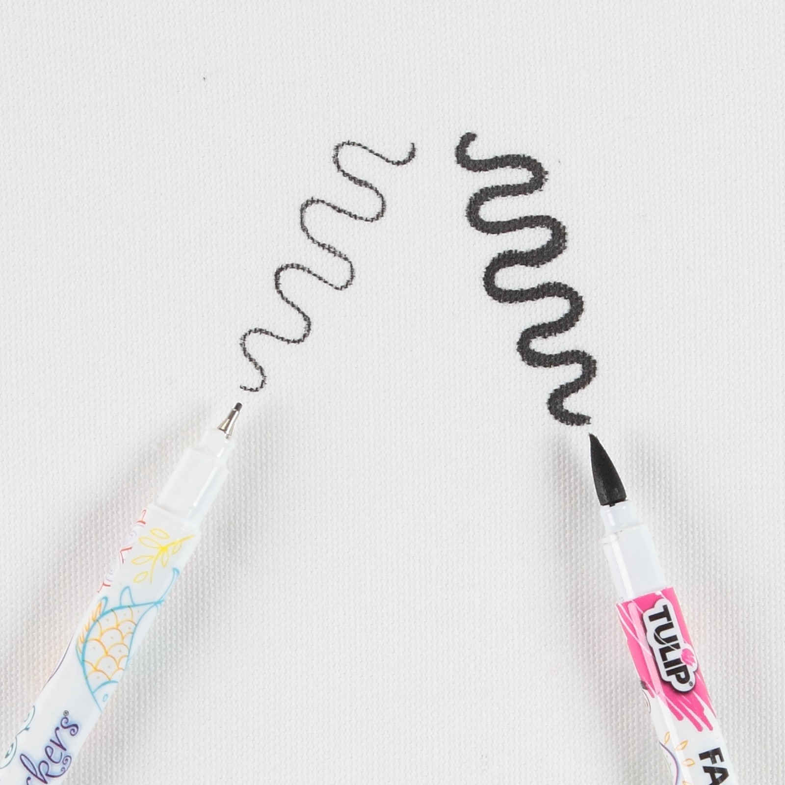 slide 4 of 4, Tulip Dual Tip Permanent Fabric Markers, Set Of 14, 14 markers