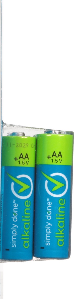 slide 4 of 9, Simply Done 8 Pack AA Alkaline Batteries 8 ea, 8 ct