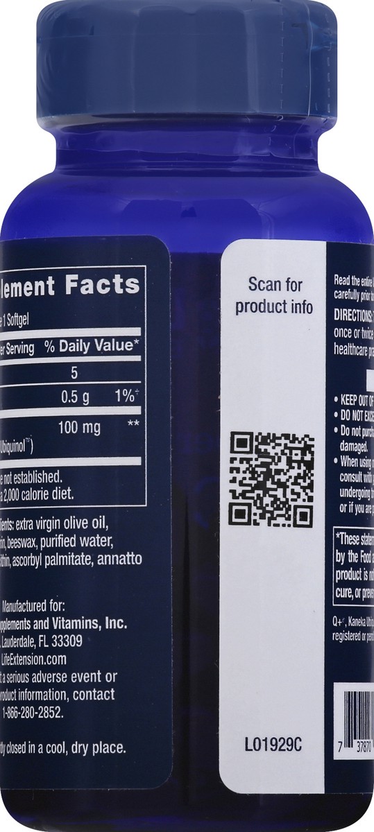 slide 4 of 7, LifeExtension CoQ10 60 ea, 60 ct