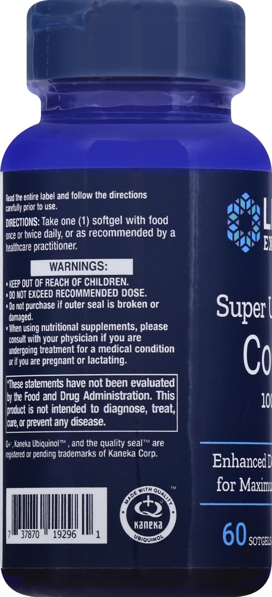 slide 7 of 7, LifeExtension CoQ10 60 ea, 60 ct