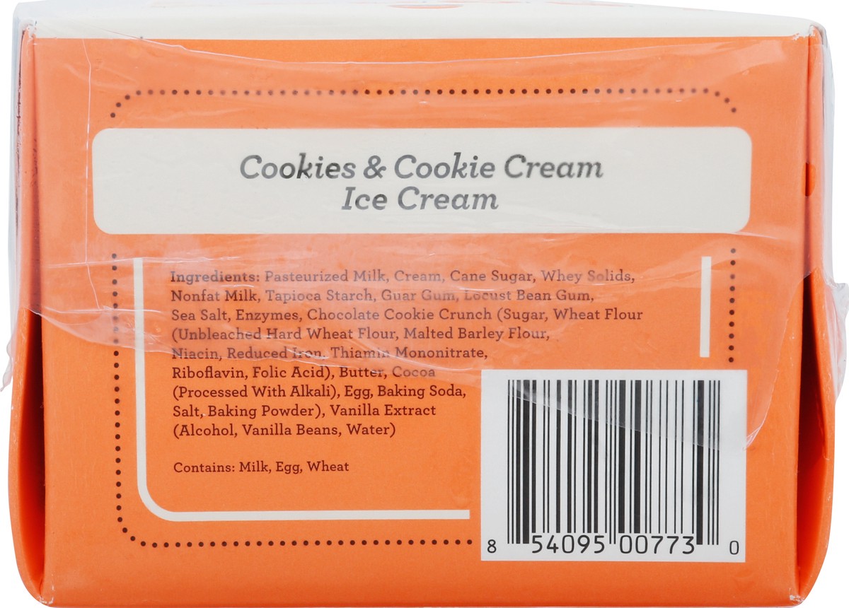 slide 12 of 13, Leona's Ice Cream Cookies & Cream, 16 oz