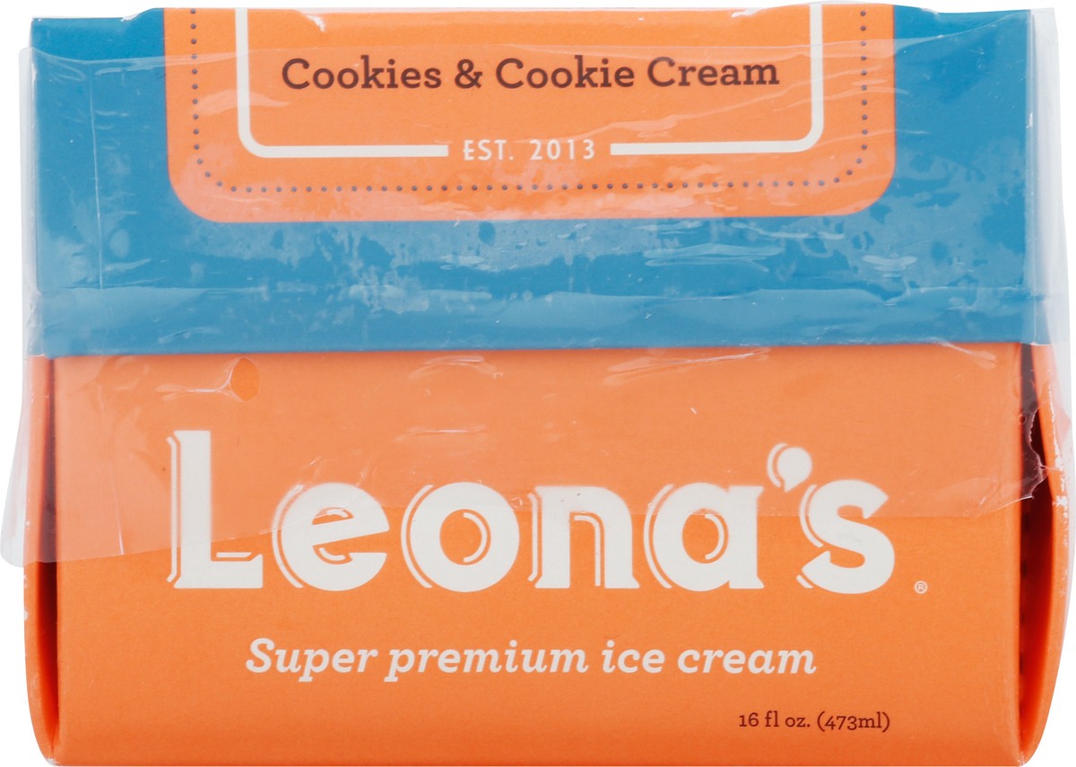 slide 3 of 13, Leona's Ice Cream Cookies & Cream, 16 oz