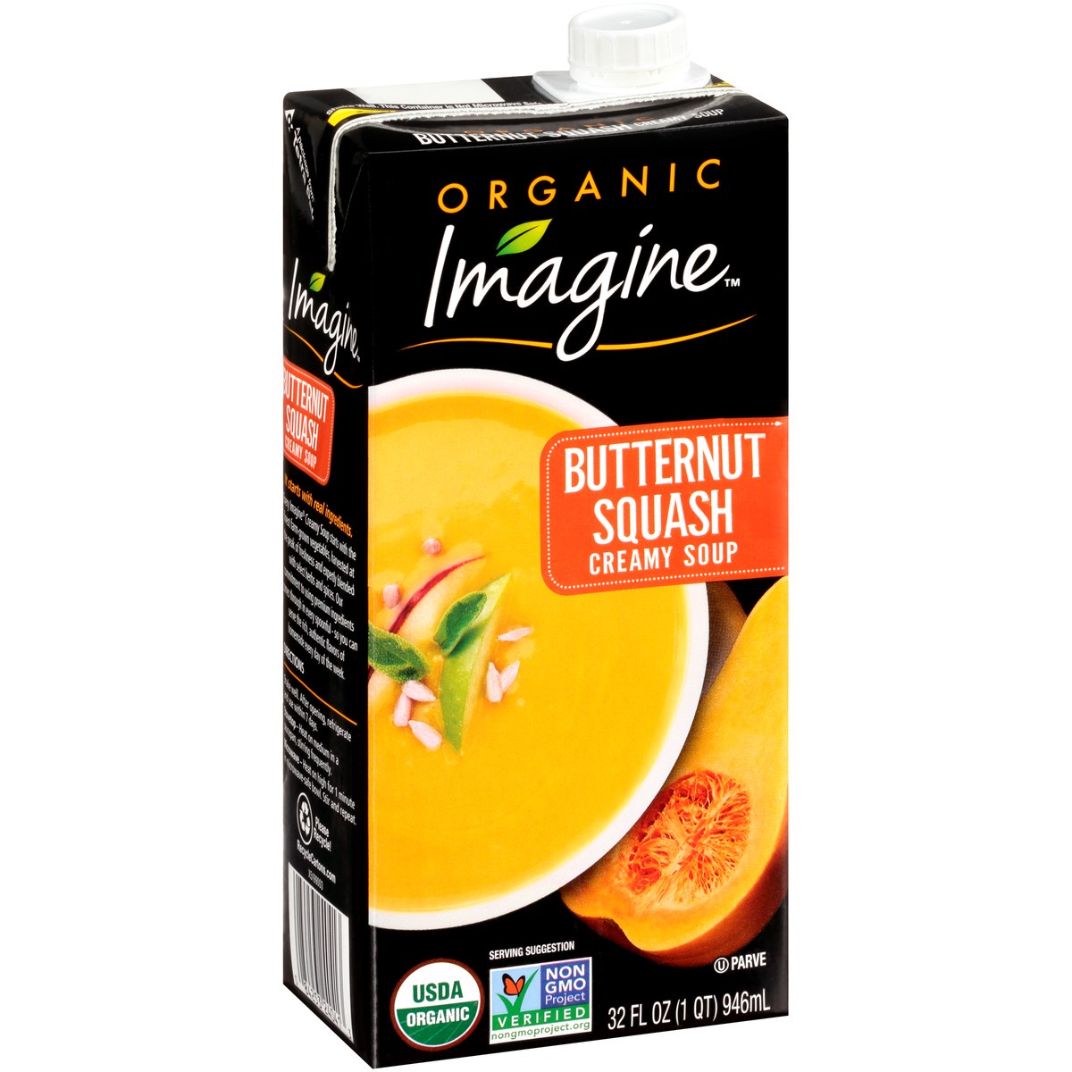 slide 8 of 8, Imagine Foods Creamy Buttrnut Organic Soup, 32 oz