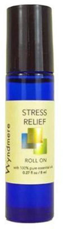 slide 1 of 1, Wyndmere Naturals Roll On Stress Relief, 8 ml