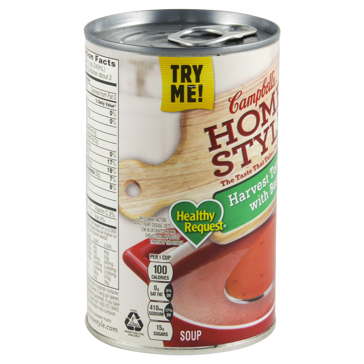 slide 9 of 14, Campbell's Homestyle Healthy Request Soup, Harvest Tomato Soup, 18.7 Oz Can, 18.7 oz