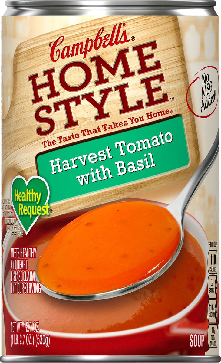 slide 7 of 14, Campbell's Homestyle Healthy Request Soup, Harvest Tomato Soup, 18.7 Oz Can, 18.7 oz