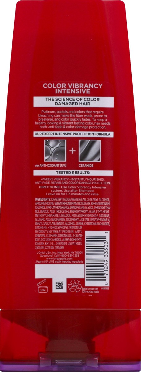 slide 6 of 6, L'Oréal Paris Elvive Color Vibrancy Intensive Conditioner, 12.6 fl oz