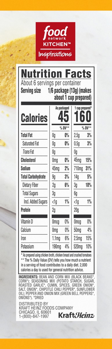 slide 3 of 13, Food Network Kitchen Inspirations Southwest-Style Chicken Tortilla Soup Meal Kit, 2.7 oz Box, 2.7 oz