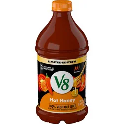 V8, 100% Vegetable Juice, Hot Honey, Medium